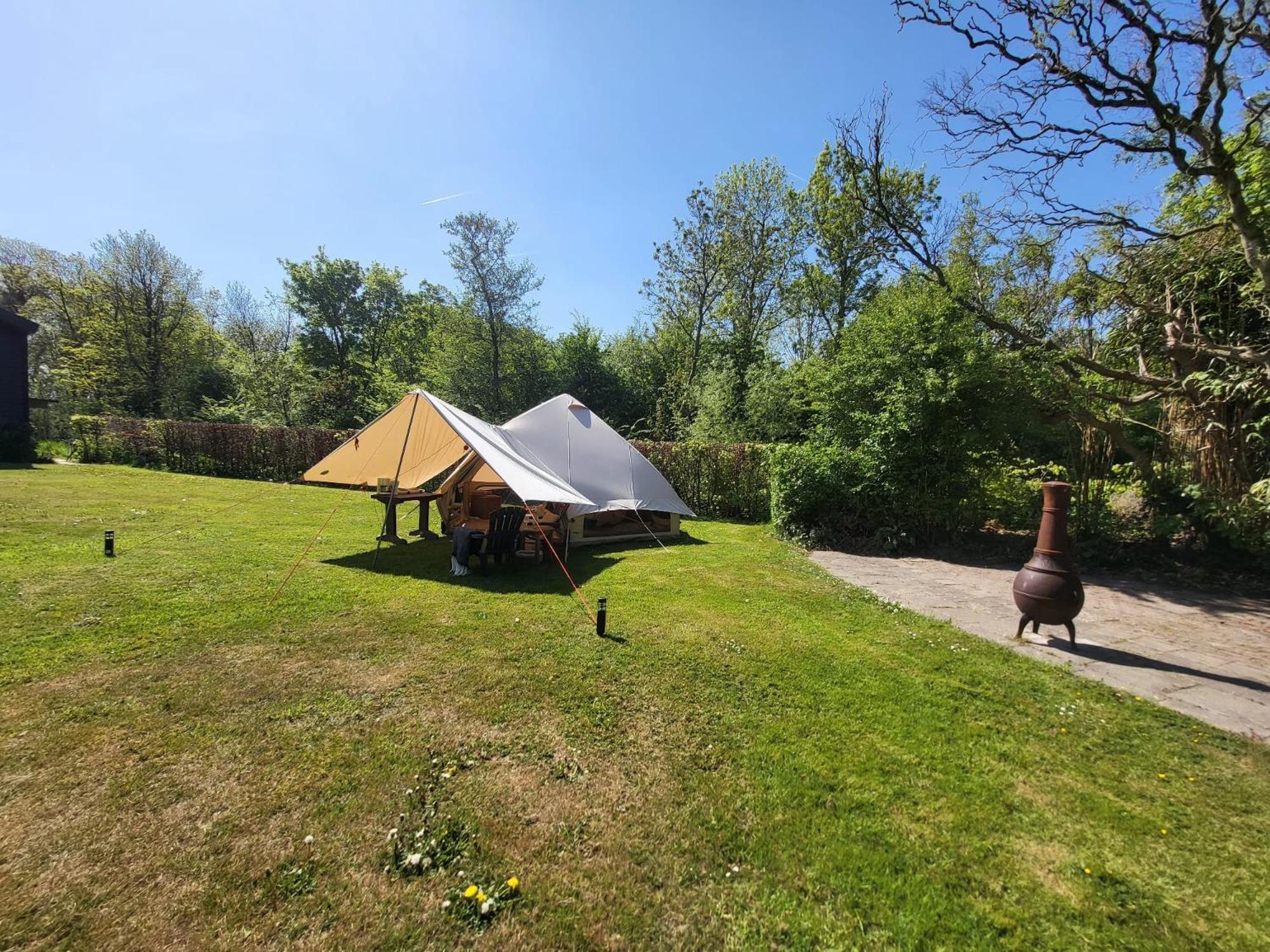 Sfeervolle Tipi Tent Dicht Bij De Kust. Schagerbrug Exterior photo